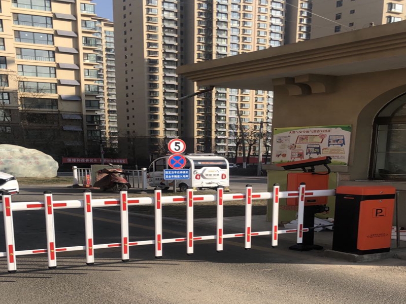 兰州新源绿洲小区智能停车场车牌识别管理系统